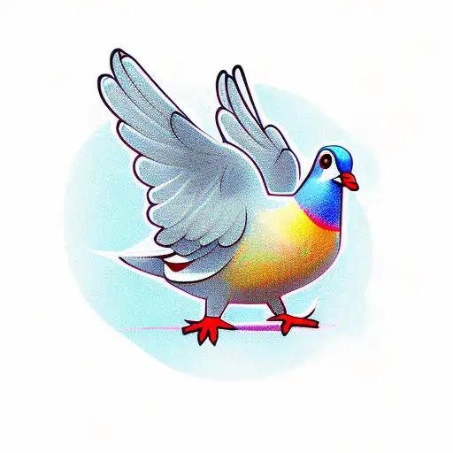Cartoon Pigeon