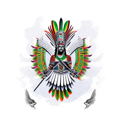 Mexico Eagle Aztecs Warrior