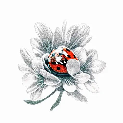 Ladybug On Jasmine Flower