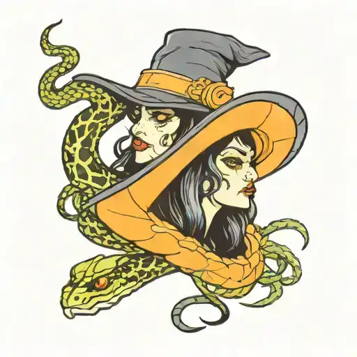 Snake Witch Hat