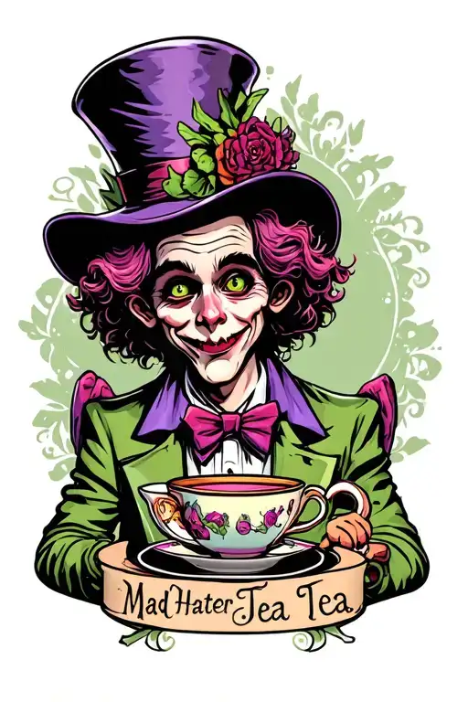 Mad Hatter Tea Party With Monsters