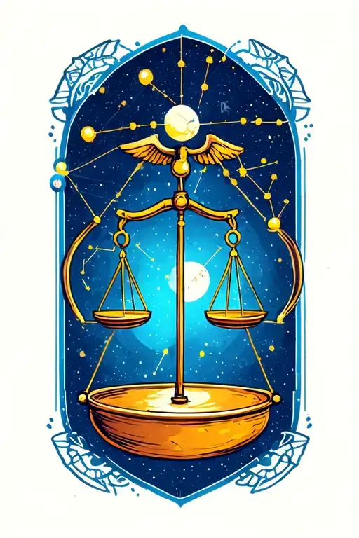 Libra Constellation Symbolizing