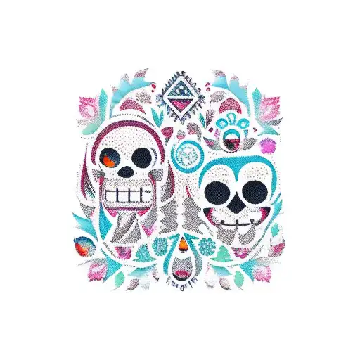 The Word Family In Papel Picado