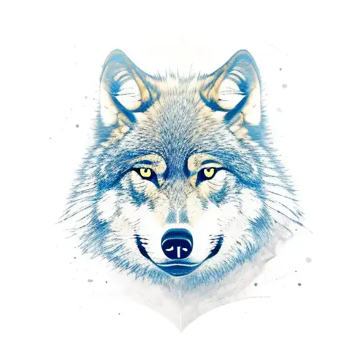 A Wolf Protecting A Girl