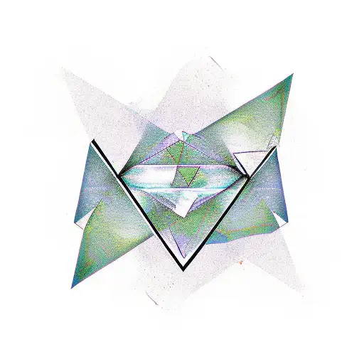 Abstracto Triangle 3D