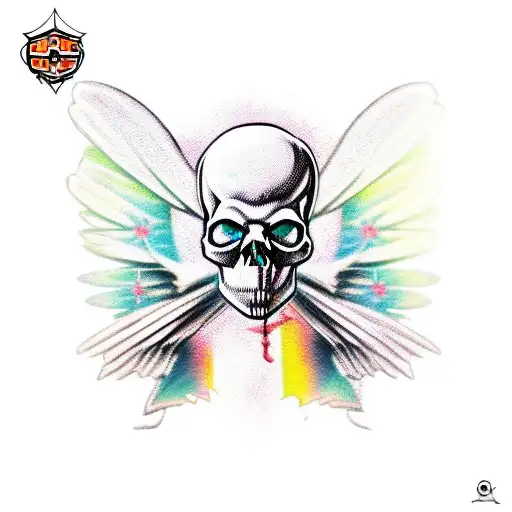 Skull-headed Angel With A Clash Weapon