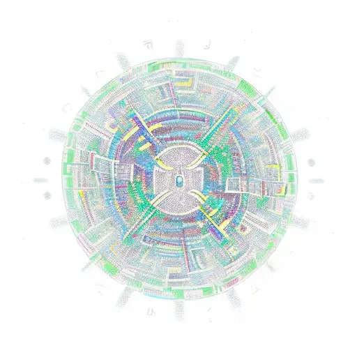 A Circle Made Up Of Interconnected Jkl Letters