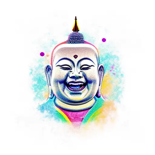 Laughing Buddha With Ak-47