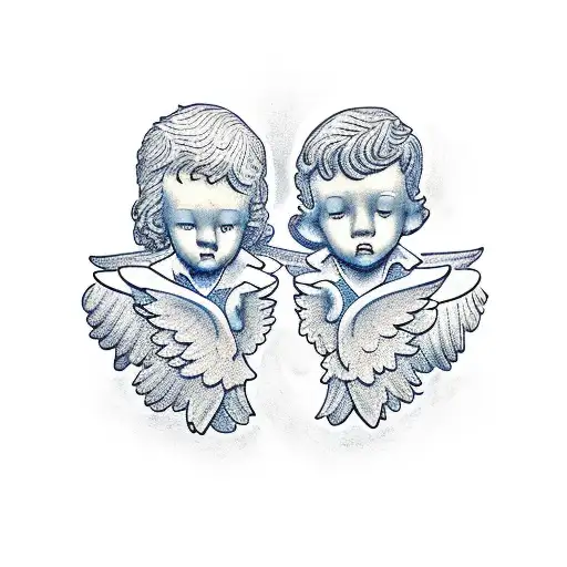 Father And Son Angel