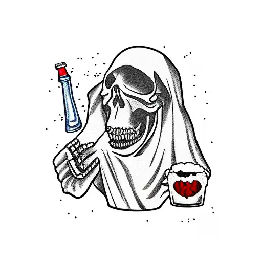 Reaper With A Beer