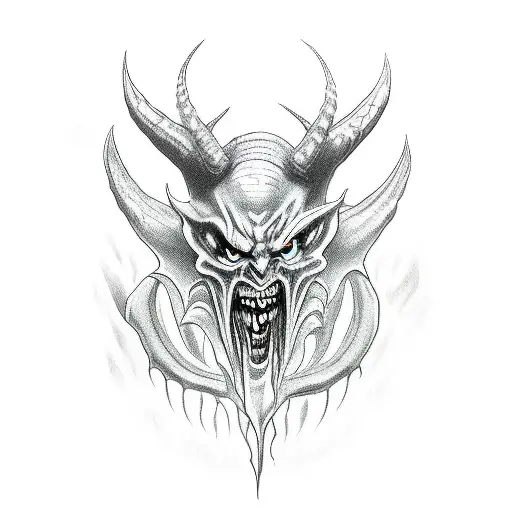 Demon With The Words Gawdful Around It