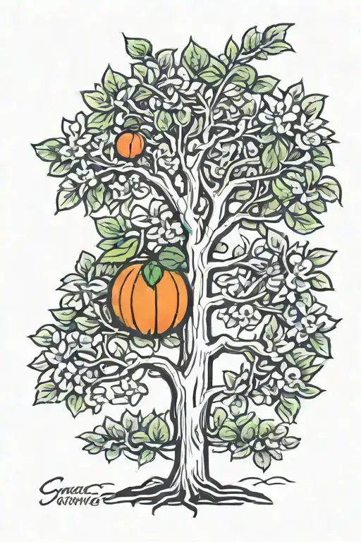 Syracuse Orange Tree