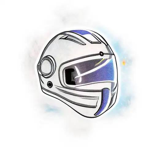 Helmet Motorbike Angel