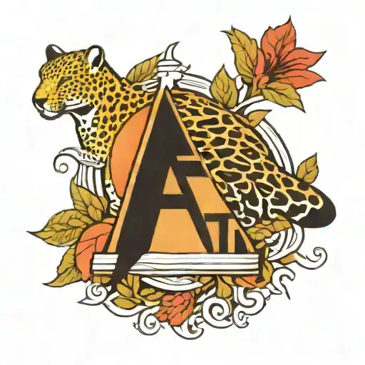 Faith Word With A Leopard Print Cardinal