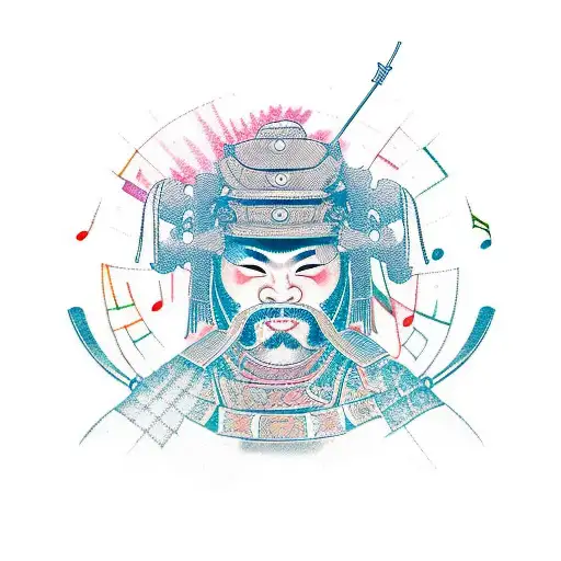Samurai With Music