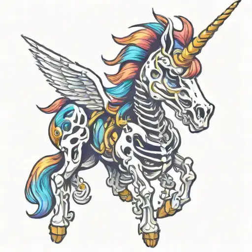 Unicorn Skeleton