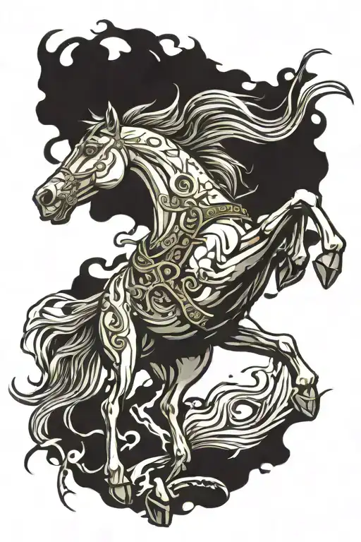 Corpse Horse Galloping