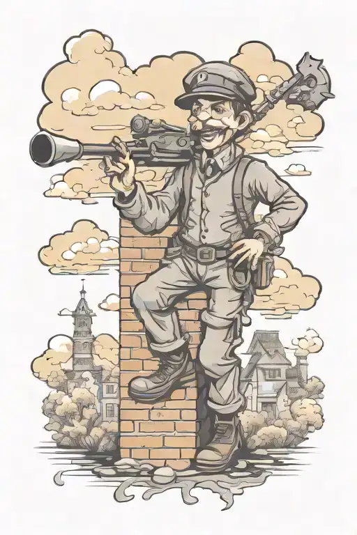 Chimney Sweep At The Gates Of Heaven