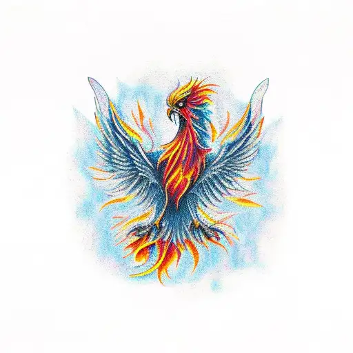 A Phoenix Made Of Intricate Book Pages