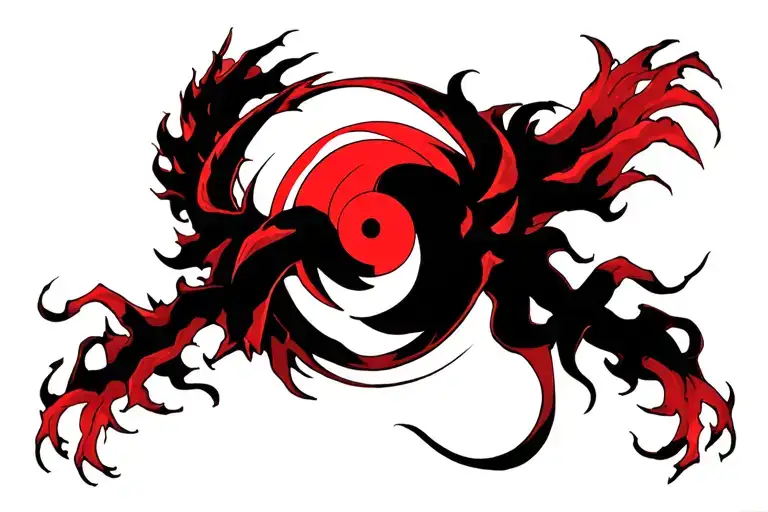 Chernobog And Beauty Of Yang Symbol