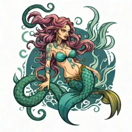 Mermaid Full Body Tentacles
