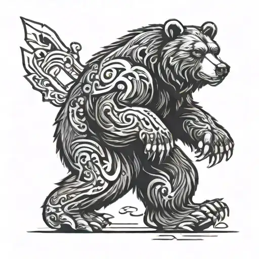 Bear Oldschool Black