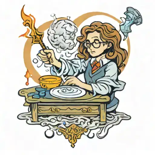 A New-school Interpretation Of Hermione Granger Casting A Love Spell