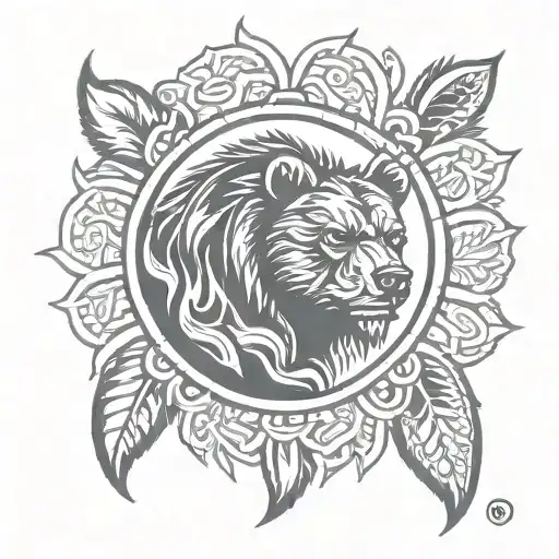 Bear Paw Tattoo Symbol