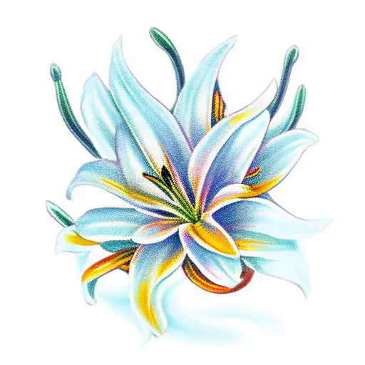 Phoenix Holding Day Lillies