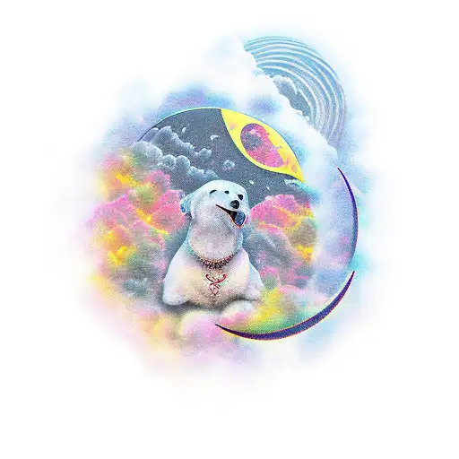 A Heart Flooting To The Moon