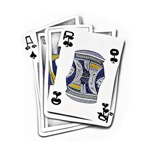 1939 Birth Year On Fore Arm Playing Cards