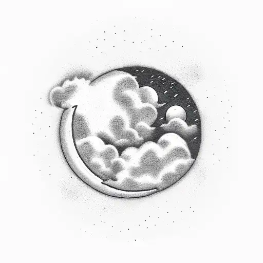 A Moon And A Cloud