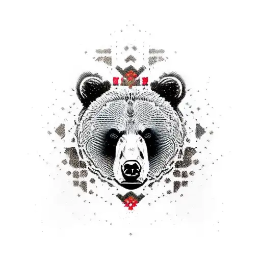 Brown Bear Pinup Model