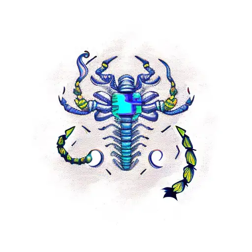 Scorpio Man With Tail