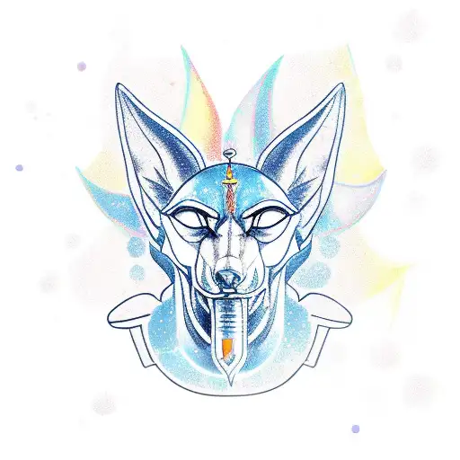 Anubis With Cancer Zodiac