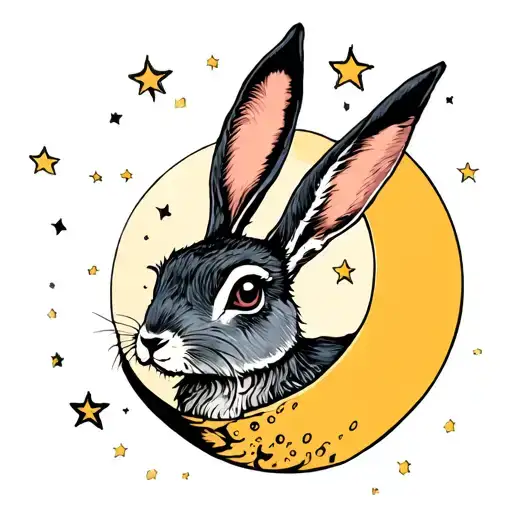 Moon Gazing Hare