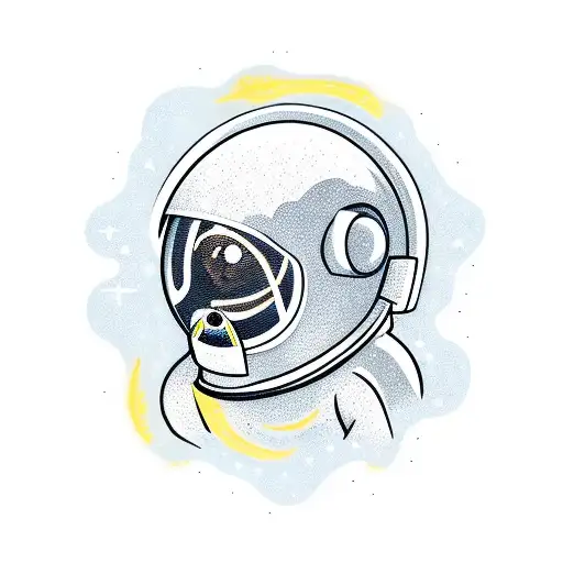 Praying Astronaut Pulled Away By Ufo