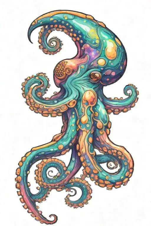 An Octopus In Color Made Of Galaxies