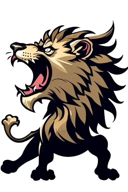 Lion Roaring