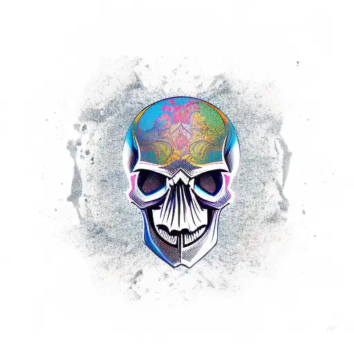 Skull With Text