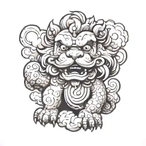 Cute Cloud Foo Dog
