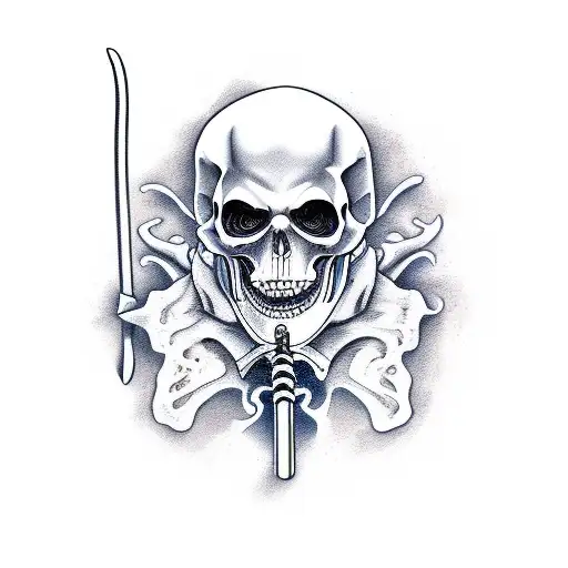 Grim Reaper With Scythe