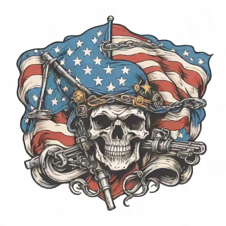 American Flag Veteran