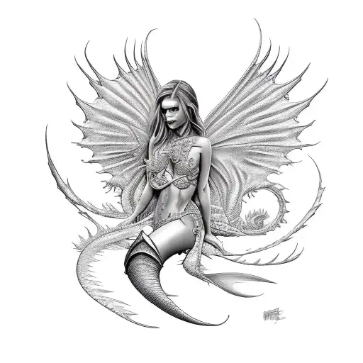Dragon Fairy Mermaid