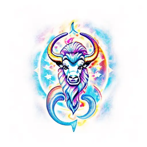 Aries Zodiac Sign With Fire
