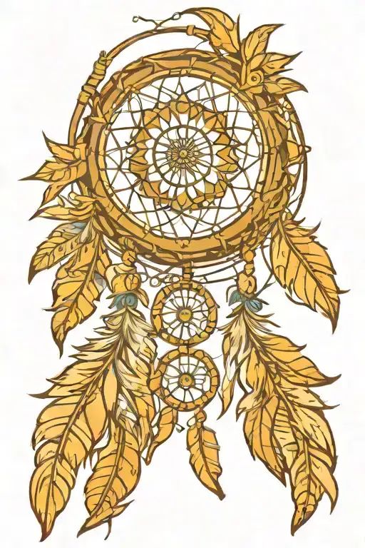 Dream Catcher With Feather Transforming