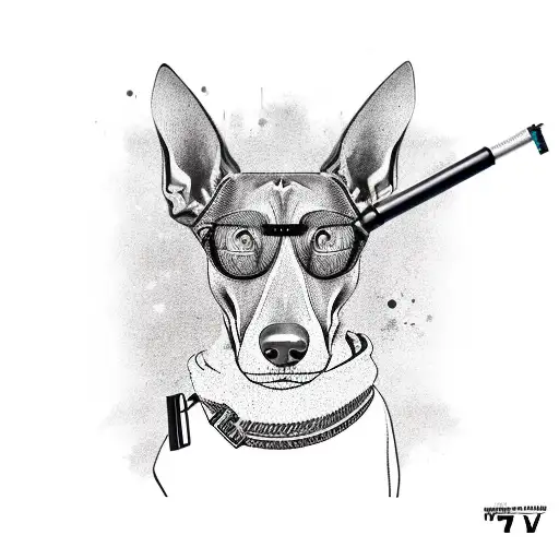 Doberman With A Gun