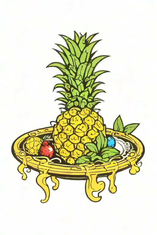 Upside Down Pineapple Couldron