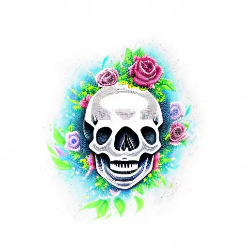 Skull And Roses
