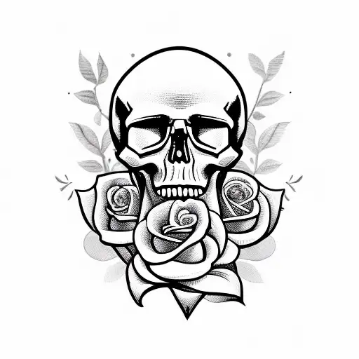 Skull And Roses